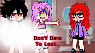 “Don’t Dare To Look 😡”  SasuSaku  Gacha Club meme [upl. by Aibonez]