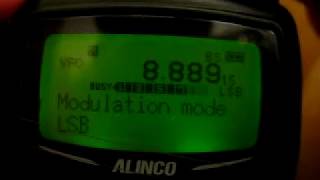 Alinco DJX11 SSB VOLMET RUS [upl. by Ahsinrad]