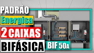 ENERGISA  PADRÃO BIFÁSICO PARA 2 RESIDÊNCIA INSTALAÇÃO E MONTAGEM COMPLETA [upl. by Neerbas]