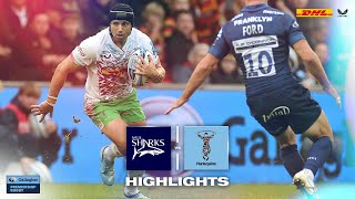 Highlights Sale Sharks v Harlequins  One point denies Quins the win in Prem Rugby season opener [upl. by Ylus606]