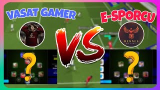 ESPORCU İLE VS ATTIM MÜKEMMELDİ  E FOOTBALL 25⚽👑 [upl. by Piscatelli]