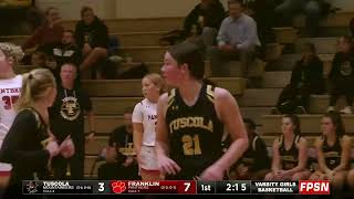 Varsity Basketball  Tuscola at Franklin  Dec 19 2023 [upl. by Kipp]