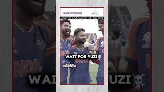 Rishab pant ka moyo moyo karna diya yuzi chahal youtube viral reals [upl. by Nylarad997]