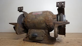 1973 Bench Grinder Restoration [upl. by Ereynihc]