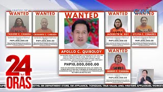 Dagdag pabuya sa makakapagturo kay Pastor Apollo Quiboloy pinagaaralan na ng PNP  24 Oras [upl. by Fisoi]