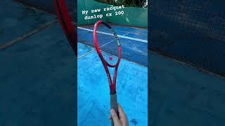 My new racquet Dunlop cx 200 [upl. by Delsman]