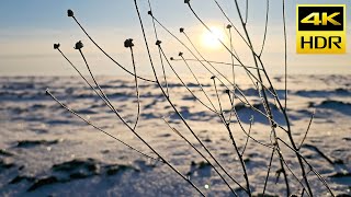 Winter Sunset HDR10 4K Ultra HD Sample Footage HDR [upl. by Arimihc224]