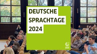 Deutsche Sprachtage 2024 [upl. by Mauricio]