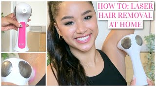 HOW TO DO LASER HAIR REMOVAL AT HOME ✨Everything you need to know ft Tria Hair Removal Laser 4X [upl. by Anak]