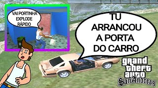 Cutscene ESTRANHA e CJ CORTEJANDO A CATALINA  GTA San Andreas 32 [upl. by Ahterahs]