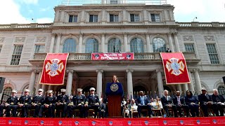 155th FDNY Medal Day 2024 Fire Commissioner Laura Kavanagh presides [upl. by Accebor407]