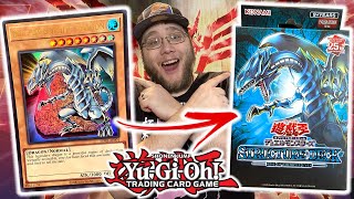 NEW BlueEyes English Deck YuGiOh Rise of the BlueEyes Structure Deck Opening [upl. by Edlihtam895]