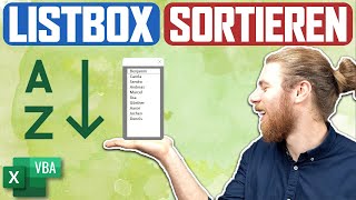 Listbox alphabetisch sortieren  Excel VBA [upl. by Jola]