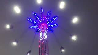 Dare You Ride The Sky Flyer   The Last Lincoln Christmas Market Fun Fair  2022 [upl. by Nairbal]