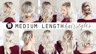 TEN Medium Length Hairstyles  Twist Me Pretty [upl. by Laubin]