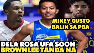 MAGNOLIA ROME DELA ROSA UFA SOON I BROWNLEE MATANDA NA I MIKEY WILLIAMS GUSTONG BUMALIK SA PBA [upl. by Tirzah]