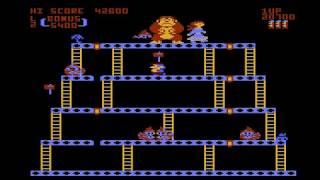 Donkey Kong atari 8 bit family atari 400800xlxe 81200 [upl. by Zarihs]