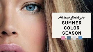 Summer Color Season Makeup Tips amp Product Recommendations [upl. by Rawlinson]