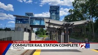 South Coast Rail East Taunton MBTA station complete [upl. by Kelli539]