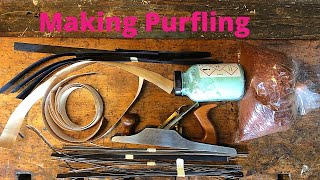 Making purfling with Anton Somers [upl. by Phaedra]