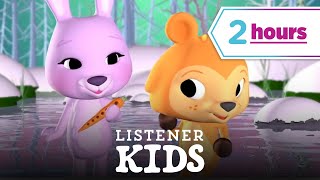 2 Hours of Christian music videos for toddlers  Jesus Loves Me  MORE Listener Kids [upl. by Aisercal6]