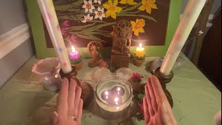 Wiccan Ritual  Spring Greenman Blessing for Health Wealth and Growth  First Person POV ASMR [upl. by Brigg]