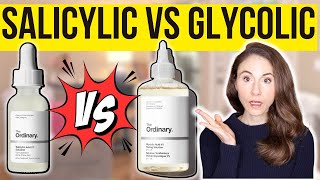 SALICYLIC ACID VS GLYCOLIC ACID  Which one should you use [upl. by Thorrlow236]