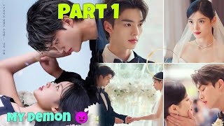 Part 1  Contract Marriage With A Handsome Demon My Demon Episode 1 Korean Drama Explained In Hindi [upl. by Zeculon]