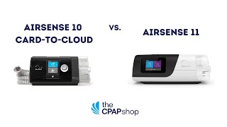 ResMed AirSense 10 CardtoCloud vs ResMed AirSense 11 CPAP Machine Comparison [upl. by Fredra]