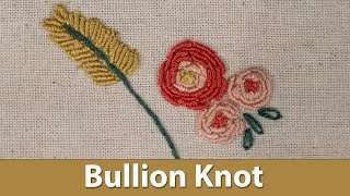 How to Sew a Bullion Knot [upl. by Narret]