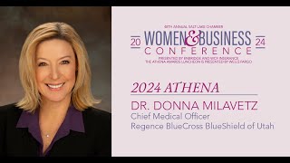 2024 ATHENA Dr Donna Milavetz [upl. by Ehc]