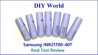 INR21700 40T High CRate Liion Battery Real Test  4A10A15A20A AC IR DC IR [upl. by Barabbas962]