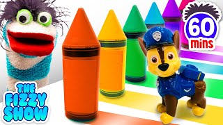 Fizzy amp Phoebe Paw Patrol Rescue Missions With Slime Lunchboxes amp More  Long Compilation For Kids [upl. by Aidiruy]