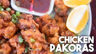 Crispy Chinese Chicken Pakoras  Hakka style appetizer  Kravings [upl. by Atrebla655]