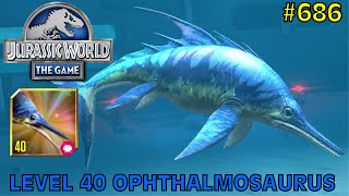 Level 40 Ophthalmosaurus  Jurassic World The Game  EP 686 [upl. by Ntsud]