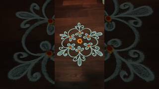 Beautiful and attractive flower kolam design rangoli flowerkolam kolam muggulu shorts trending [upl. by Massimiliano]