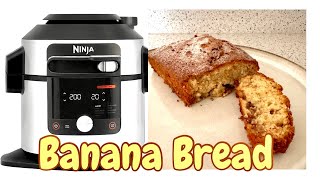 Delicious Airfryer Banana Bread made in the Ninja Foodi Max 15 in 1 [upl. by Eevets]