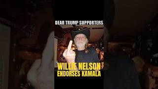 Willie Nelson ENDORSES Kamala Harris [upl. by Agathe]