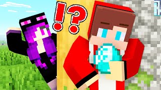 MAIZEN  JJ became Met Endergirl in Village  Minecraft Animation JJ amp Mikey [upl. by Annovad]