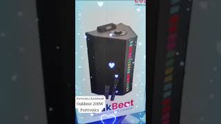 Portronics Oakbeat 200W trolley speaker with karoke🎤powerfull bass coresoundportronicsindia reels [upl. by Esbensen650]