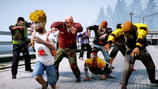 BEKİR GRUPTAN ATILIYOR VE TEK BAŞINA ZOMBİLERİN ARASINDA YAŞIYOR  GTA 5 [upl. by Ilegna]