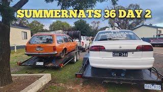 SUMMERNATS DAY 2 BURNOUTS SKID ROW DAMAGE [upl. by Egdirdle741]