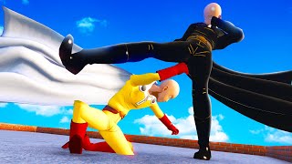 One Punch Man FIGHTS Cursed One Punch Man Overgrowth Mods [upl. by Lurleen843]