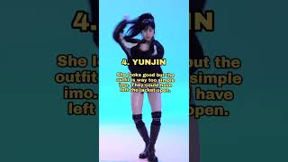 RANKING LSFMS CRAZY OUTFITS lesserafim chaewon yunjin sakura kazuha eunchae kpop crazy [upl. by Klute469]