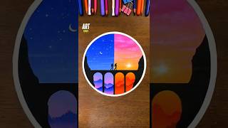 A starry sky draw 🌙 trending art drawing shortvideo viralshorts [upl. by Airla]