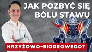 Ból Stawu KrzyżowoBiodrowego  3 Ćwiczenia Likwidujące Objawy [upl. by Reffotsirk]