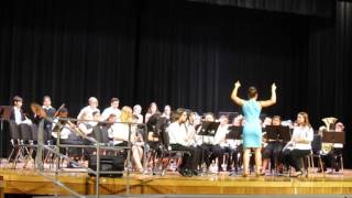 Whitcomb Middle School 6th Grade Band Spring Concert 2017 [upl. by Eileek]