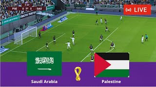 match Palestine vs Saudi Arabia live today friendly match Full match Football simulation Gameplay PC [upl. by Ariamo]