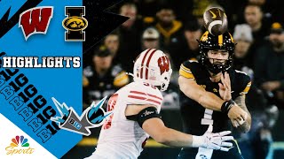 Wisconsin Badgers vs Iowa Hawkeyes  COLLEGE FOOTBALL HIGHLIGHTS  11224  NBC Sports [upl. by Toll]