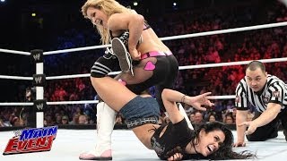 AJ Lee vs Natalya  Divas Championship Match WWE Main Event Nov 13 2013 [upl. by Nauq]